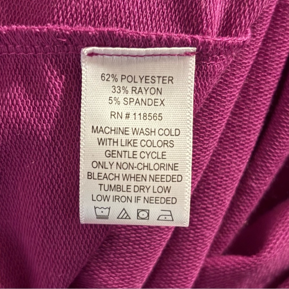 Lacey Chabert Purple Ruched Tie Front Midi Dress - Picture 6 of 8